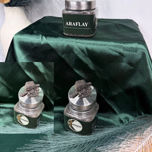 Araflay Pressed Bakhoor – Elegant White Oud & Rose Incense for Daily Use, Guests & Special Moments | Clean-Burning Chunks