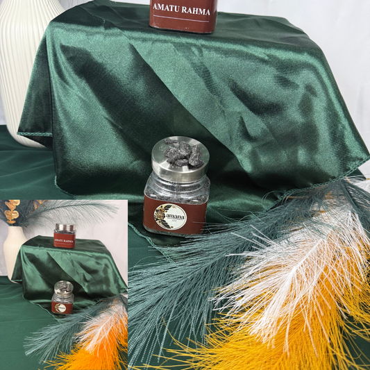 Amaturahma Pressed Bakhoor – Oud & Amber Incense for Jumu’ah, Meditation & Tranquility Slow-Burning Resin Chunks