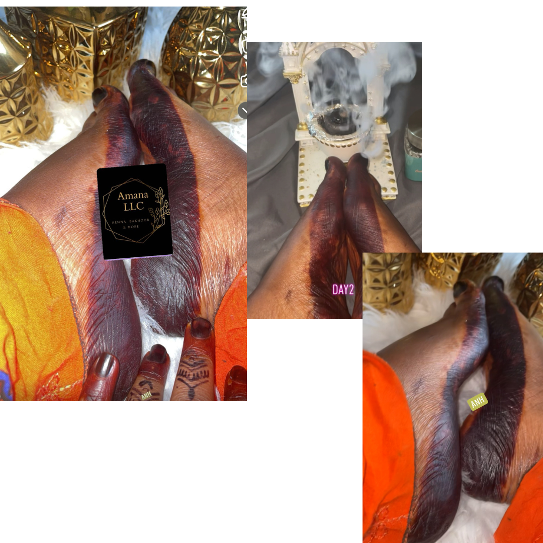 Triple-Sifted Rajasthani Henna Kit – 100g Deep Natural Stain for Body & Hair Includes Essential Oil & Herbal Tea Bag