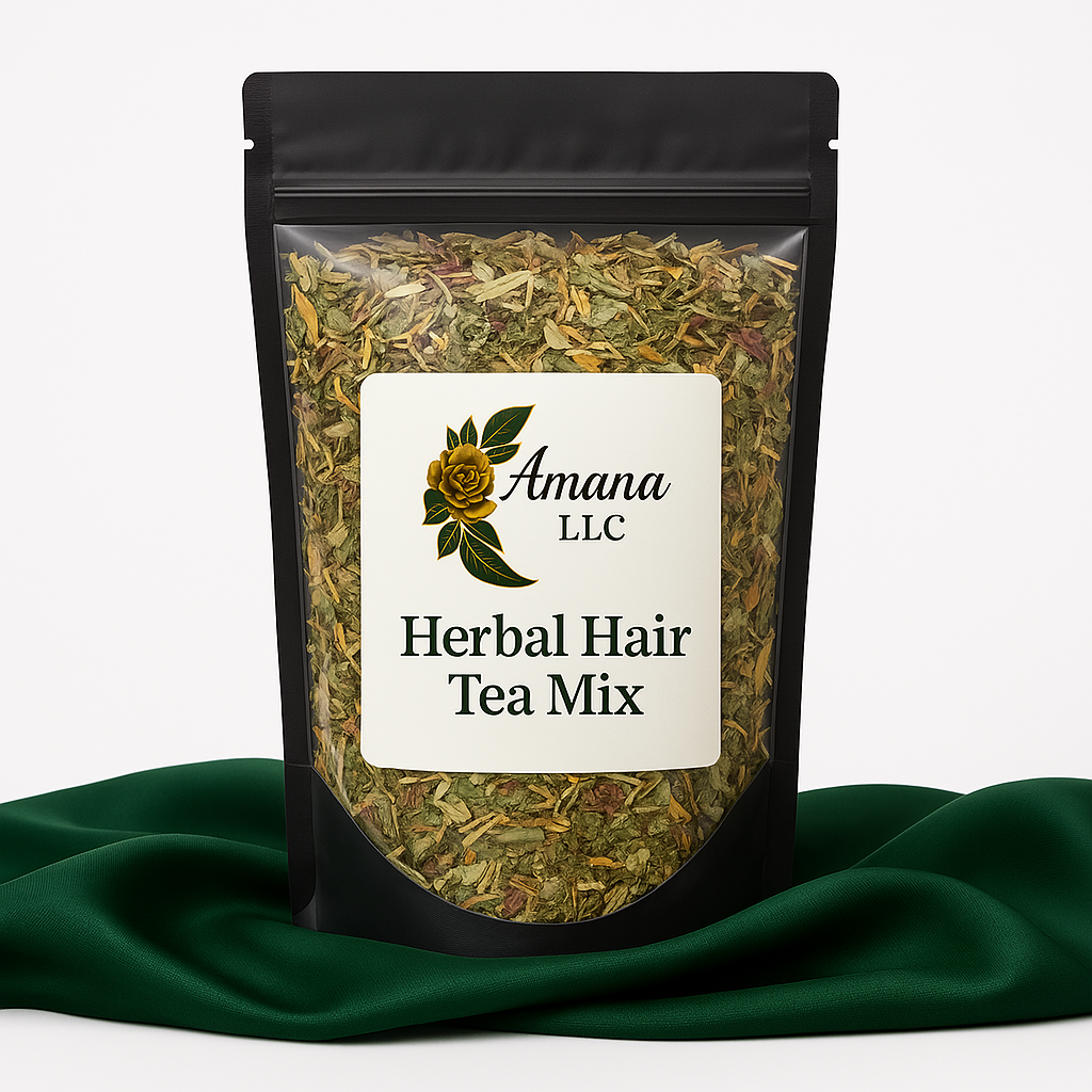 Herbal Hair Tea Mix Ayurvedic Botanical Blend for Hair Growth, Scalp Relief & Shedding Control | 14+ Herbs
