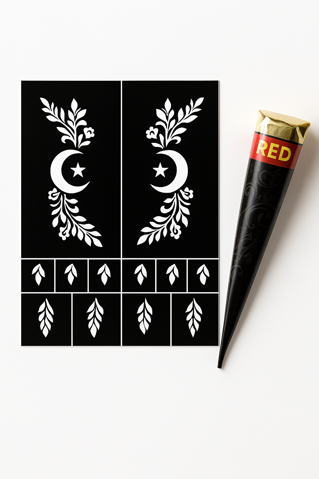 Reusable Henna Stencil Stickers Easy Application for Instant Henna | Perfect for Eid, Brides, Parties & Girls’ Nights