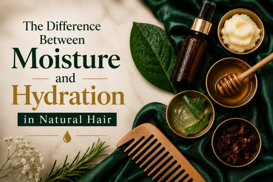 The Difference Between Moisture and Hydration in Natural Hair -Why Your Hair Stays Dry No Matter What You Put On It