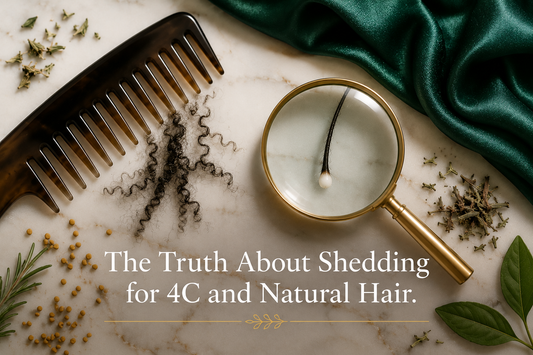 The Truth About Hair Shedding for 4C and Natural Hair- What Is Normal and What Is Not