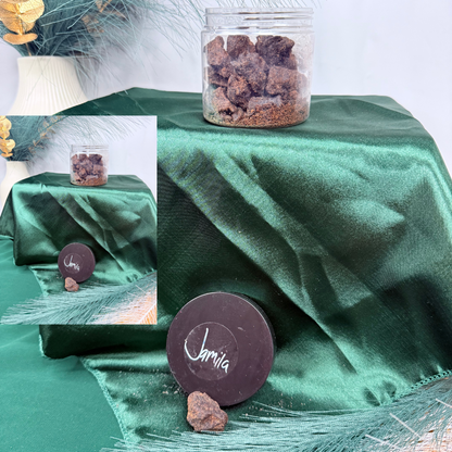 Jamila Unsi Bakhoor – Somali-Style Crumb Incense with Oud, Amber & Florals | Traditional Dry Bakhoor for Home, Guests & Bridal Rituals