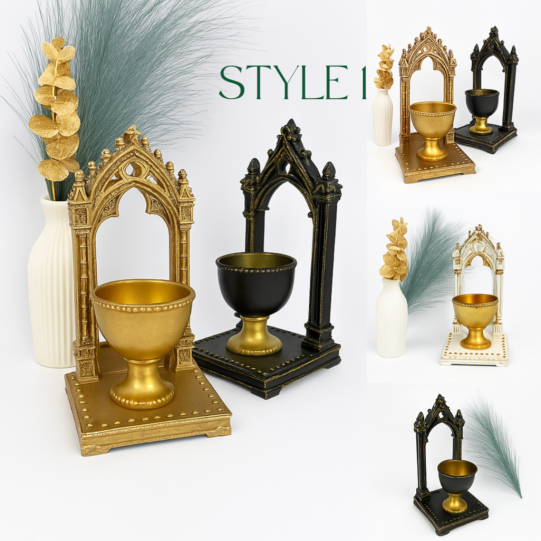 Luxury Bakhoor Burner Elegant Incense Holder for Charcoal, Resin & Frankincense  Perfect for Home & Prayer Space