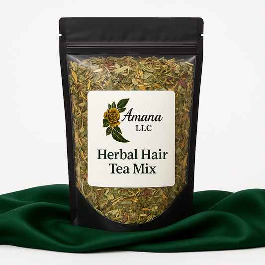 Herbal Hair Tea Mix Ayurvedic Botanical Blend for Hair Growth, Scalp Relief & Shedding Control | 14+ Herbs