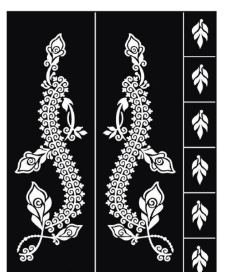 Reusable Henna Stencil Stickers  Easy Application for Instant Henna | Perfect for Eid, Brides, Parties & Girls’ Nights